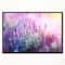 Designart - Growing and Blooming Lavender - Floral Framed Canvas Art print
